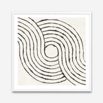 Shop Rainbow Road II BW (Square) Art Print a painted abstract themed wall art print from The Print Emporium wall artwork collection - Buy Australian made fine art painting style poster and framed prints for the home and your interior decor room, TPE-WA-56578-AP