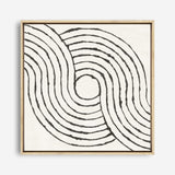 Shop Rainbow Road II BW (Square) Canvas Print a painted abstract themed framed canvas wall art print from The Print Emporium artwork collection - Buy Australian made fine art painting style stretched canvas prints for the home and your interior decor space, TPE-WA-56578-CA-40X40-NF