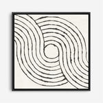 Shop Rainbow Road II BW (Square) Canvas Print a painted abstract themed framed canvas wall art print from The Print Emporium artwork collection - Buy Australian made fine art painting style stretched canvas prints for the home and your interior decor space, TPE-WA-56578-CA-40X40-NF