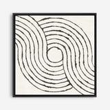 Shop Rainbow Road II BW (Square) Canvas Print a painted abstract themed framed canvas wall art print from The Print Emporium artwork collection - Buy Australian made fine art painting style stretched canvas prints for the home and your interior decor space, TPE-WA-56578-CA-40X40-NF