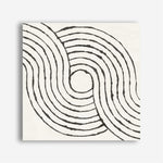 Shop Rainbow Road II BW (Square) Canvas Print a painted abstract themed framed canvas wall art print from The Print Emporium artwork collection - Buy Australian made fine art painting style stretched canvas prints for the home and your interior decor space, TPE-WA-56578-CA-40X40-NF