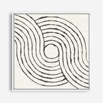 Shop Rainbow Road II BW (Square) Canvas Print a painted abstract themed framed canvas wall art print from The Print Emporium artwork collection - Buy Australian made fine art painting style stretched canvas prints for the home and your interior decor space, TPE-WA-56578-CA-40X40-NF