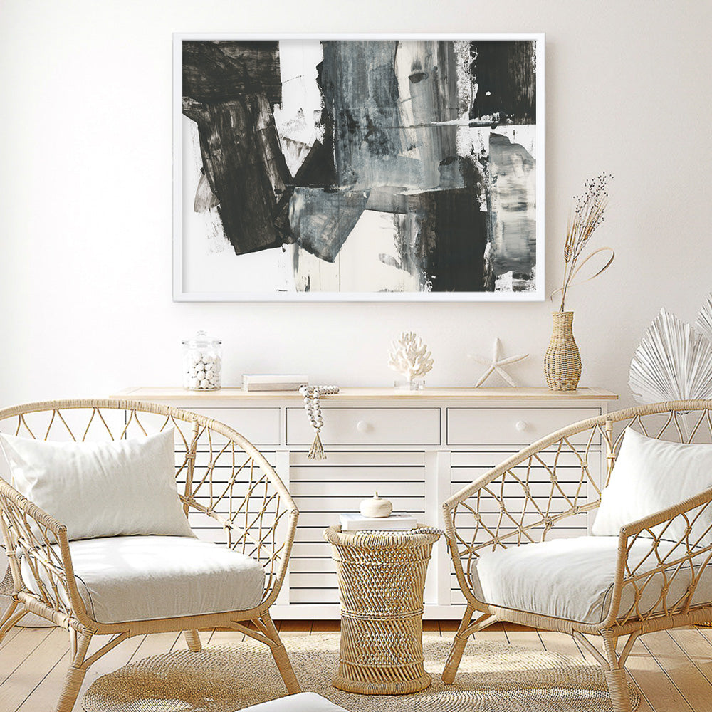 Shop Rave Review II Art Print a painted abstract themed wall art print from The Print Emporium wall artwork collection - Buy Australian made fine art painting style poster and framed prints for the home and your interior decor room, TPE-PC-WZ448-AP