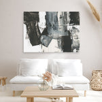 Shop Rave Review II Canvas Print a painted abstract themed framed canvas wall art print from The Print Emporium artwork collection - Buy Australian made fine art painting style stretched canvas prints for the home and your interior decor space, TPE-PC-WZ448-CA-35X46-NF