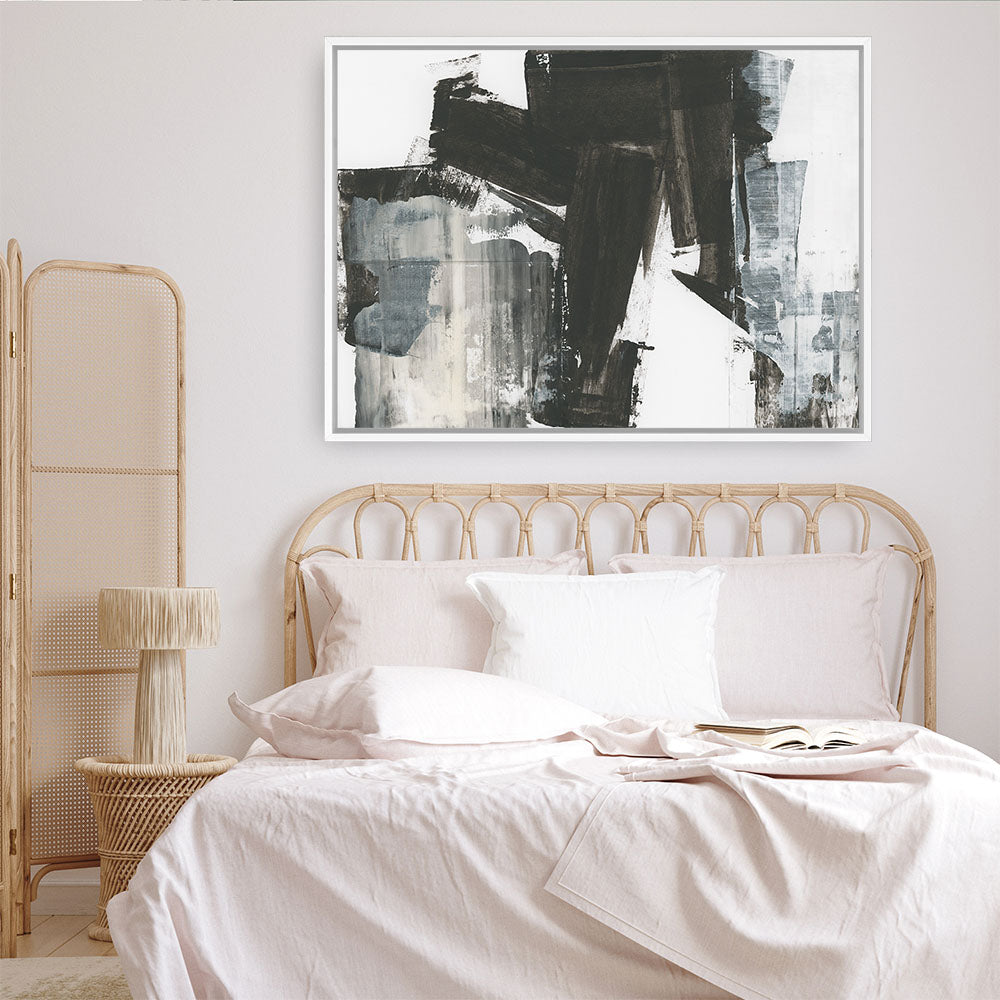 Shop Rave Review III Canvas Print a painted abstract themed framed canvas wall art print from The Print Emporium artwork collection - Buy Australian made fine art painting style stretched canvas prints for the home and your interior decor space, TPE-PC-WZ449-CA-35X46-NF