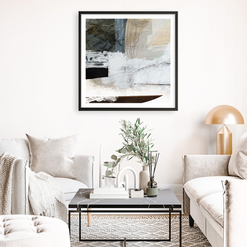 Shop Reach You (Square) Art Print a painted abstract themed wall art print from The Print Emporium wall artwork collection - Buy Australian made fine art painting style poster and framed prints for the home and your interior decor room, TPE-DH-312-AP