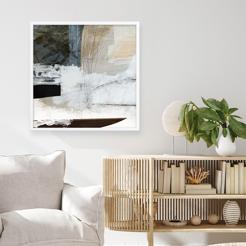 Shop Reach You (Square) Art Print a painted abstract themed wall art print from The Print Emporium wall artwork collection - Buy Australian made fine art painting style poster and framed prints for the home and your interior decor room, TPE-DH-312-AP