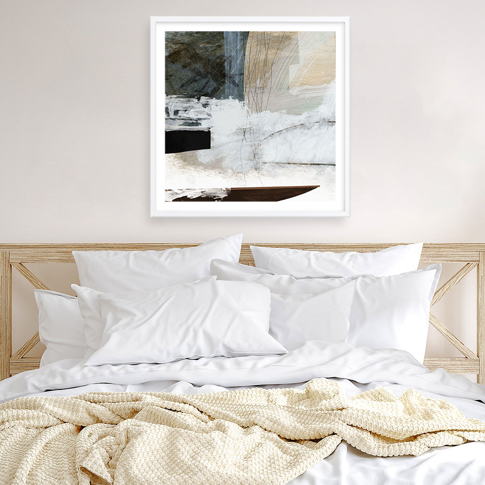 Shop Reach You (Square) Art Print a painted abstract themed wall art print from The Print Emporium wall artwork collection - Buy Australian made fine art painting style poster and framed prints for the home and your interior decor room, TPE-DH-312-AP