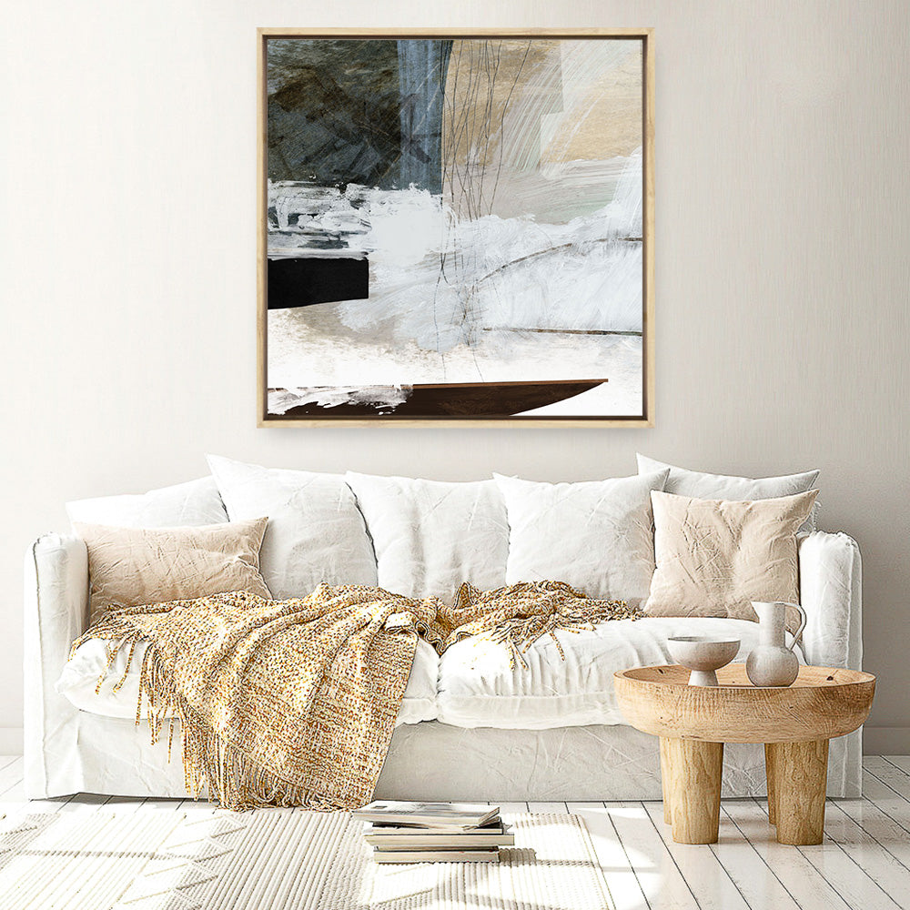 Shop Reach You (Square) Canvas Print a painted abstract themed framed canvas wall art print from The Print Emporium artwork collection - Buy Australian made fine art painting style stretched canvas prints for the home and your interior decor space, TPE-DH-312-CA-40X40-NF