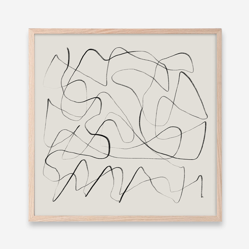 Shop Ready (Square) Art Print a painted abstract themed wall art print from The Print Emporium wall artwork collection - Buy Australian made fine art painting style poster and framed prints for the home and your interior decor room, TPE-DH-171-AP