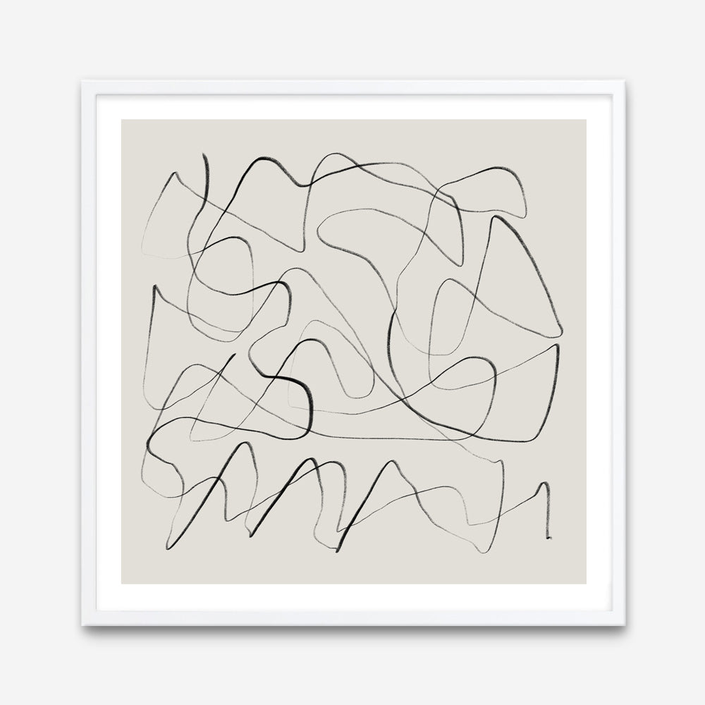 Shop Ready (Square) Art Print a painted abstract themed wall art print from The Print Emporium wall artwork collection - Buy Australian made fine art painting style poster and framed prints for the home and your interior decor room, TPE-DH-171-AP