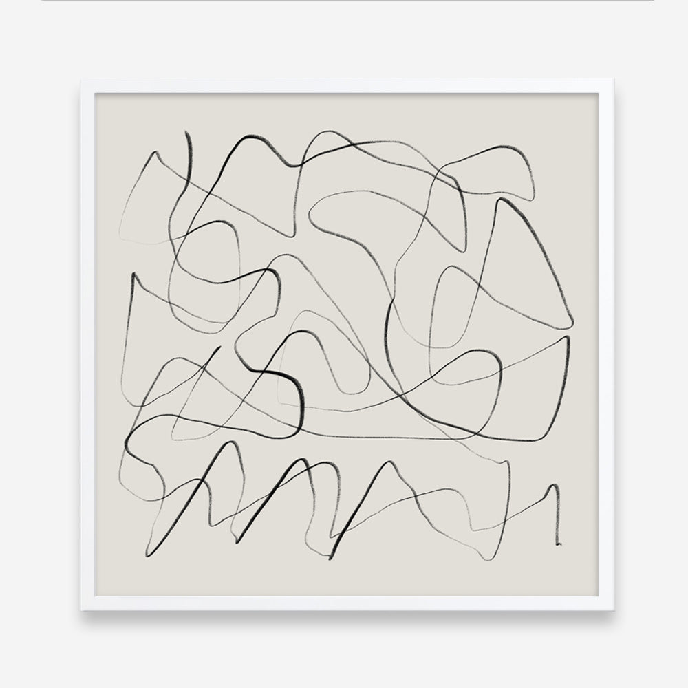 Shop Ready (Square) Art Print a painted abstract themed wall art print from The Print Emporium wall artwork collection - Buy Australian made fine art painting style poster and framed prints for the home and your interior decor room, TPE-DH-171-AP