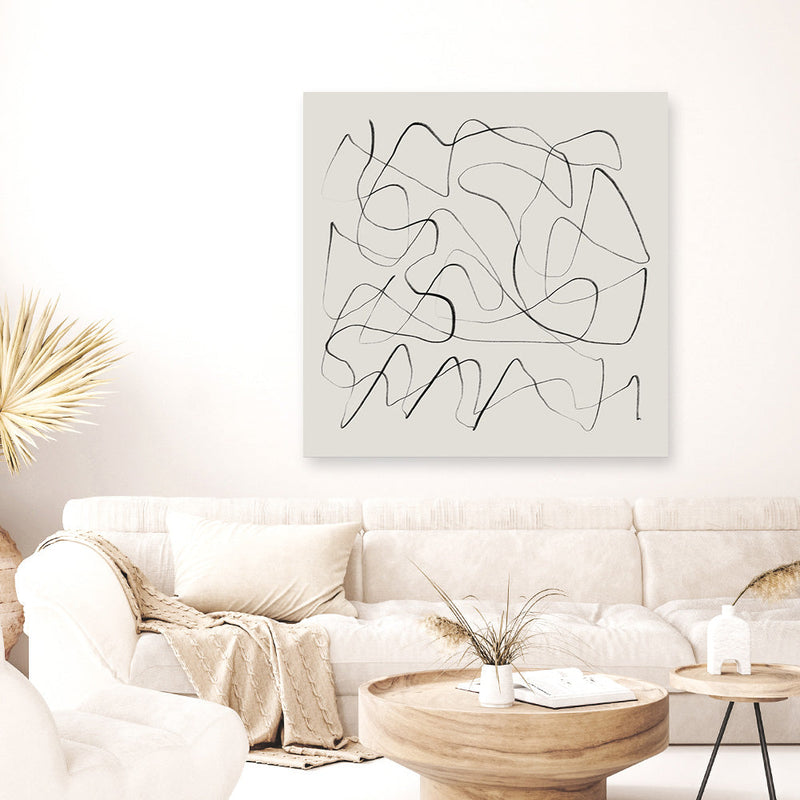 Shop Ready (Square) Canvas Print a painted abstract themed framed canvas wall art print from The Print Emporium artwork collection - Buy Australian made fine art painting style stretched canvas prints for the home and your interior decor space, TPE-DH-171-CA-40X40-NF