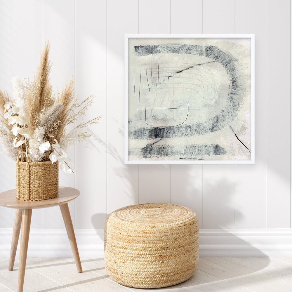 Shop Respond (Square) Art Print a painted abstract themed wall art print from The Print Emporium wall artwork collection - Buy Australian made fine art painting style poster and framed prints for the home and your interior decor room, TPE-DH-311-AP