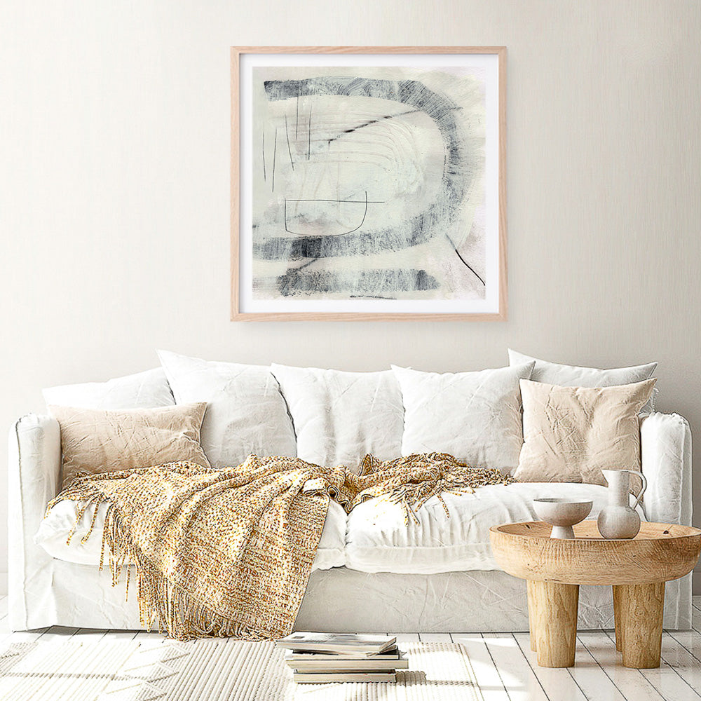 Shop Respond (Square) Art Print a painted abstract themed wall art print from The Print Emporium wall artwork collection - Buy Australian made fine art painting style poster and framed prints for the home and your interior decor room, TPE-DH-311-AP