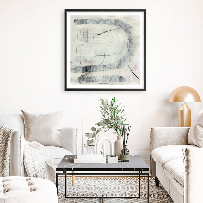 Shop Respond (Square) Art Print a painted abstract themed wall art print from The Print Emporium wall artwork collection - Buy Australian made fine art painting style poster and framed prints for the home and your interior decor room, TPE-DH-311-AP