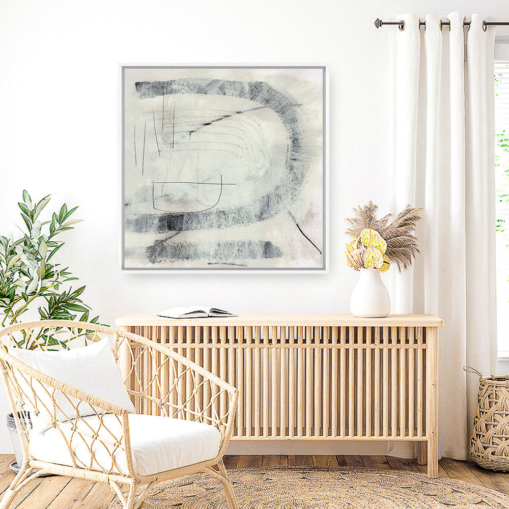 Shop Respond (Square) Canvas Print a painted abstract themed framed canvas wall art print from The Print Emporium artwork collection - Buy Australian made fine art painting style stretched canvas prints for the home and your interior decor space, TPE-DH-311-CA-40X40-NF