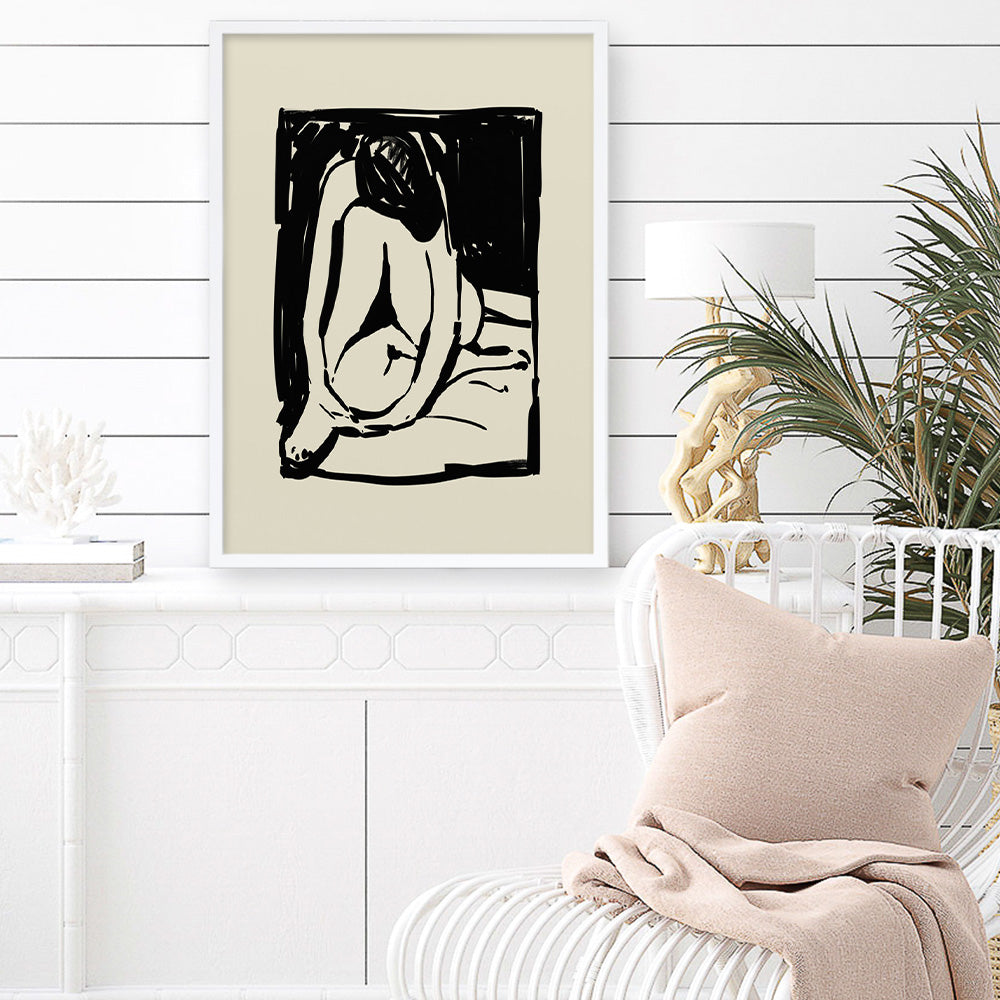 Shop Rest Art Print a painted abstract themed wall art print from The Print Emporium wall artwork collection - Buy Australian made fine art painting style poster and framed prints for the home and your interior decor room, TPE-DH-089-AP