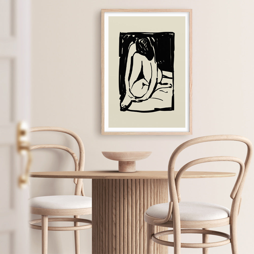 Shop Rest Art Print a painted abstract themed wall art print from The Print Emporium wall artwork collection - Buy Australian made fine art painting style poster and framed prints for the home and your interior decor room, TPE-DH-089-AP