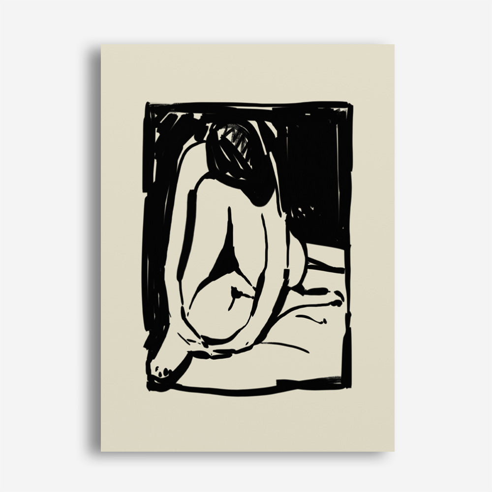 Shop Rest Canvas Print a painted abstract themed framed canvas wall art print from The Print Emporium artwork collection - Buy Australian made fine art painting style stretched canvas prints for the home and your interior decor space, TPE-DH-089-CA-35X46-NF