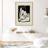 Shop Rest Canvas Print a painted abstract themed framed canvas wall art print from The Print Emporium artwork collection - Buy Australian made fine art painting style stretched canvas prints for the home and your interior decor space, TPE-DH-089-CA-35X46-NF