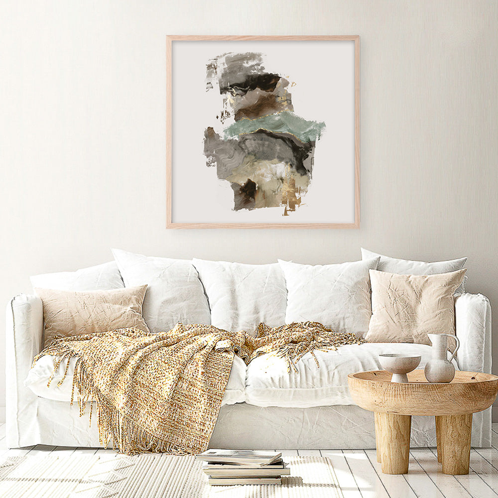 Shop Return To Spring (Square) Art Print a painted abstract themed wall art print from The Print Emporium wall artwork collection - Buy Australian made fine art painting style poster and framed prints for the home and your interior decor room, TPE-PC-PI404-AP