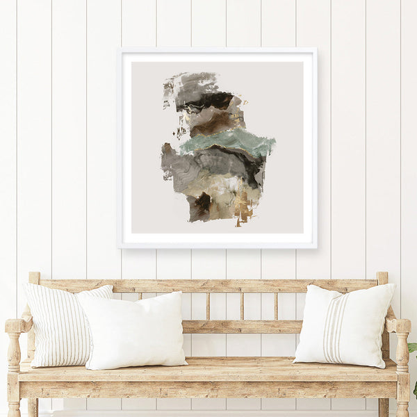 Shop Return To Spring (Square) Art Print a painted abstract themed wall art print from The Print Emporium wall artwork collection - Buy Australian made fine art painting style poster and framed prints for the home and your interior decor room, TPE-PC-PI404-AP