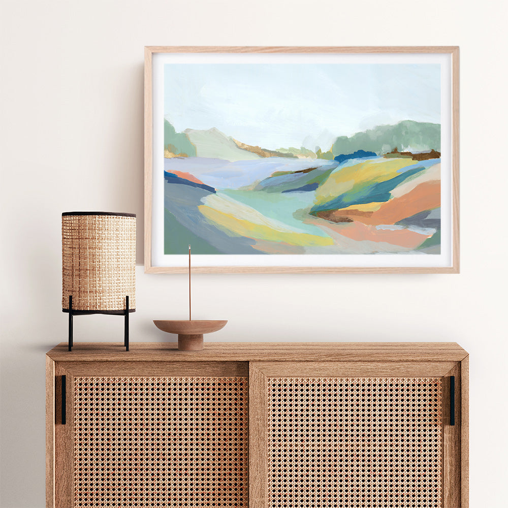 Shop Return to Nature I Art Print a painted abstract themed wall art print from The Print Emporium wall artwork collection - Buy Australian made fine art painting style poster and framed prints for the home and your interior decor room, TPE-PC-EZ687-AP