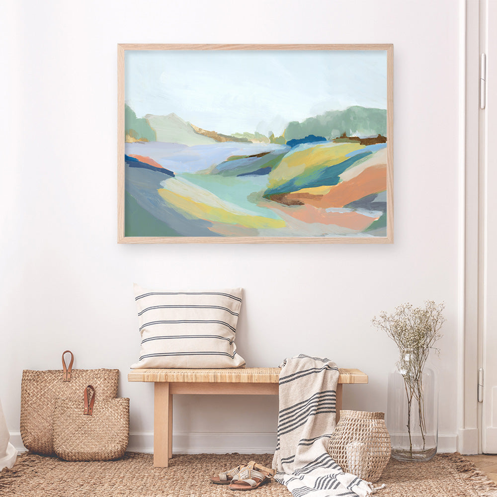 Shop Return to Nature I Art Print a painted abstract themed wall art print from The Print Emporium wall artwork collection - Buy Australian made fine art painting style poster and framed prints for the home and your interior decor room, TPE-PC-EZ687-AP
