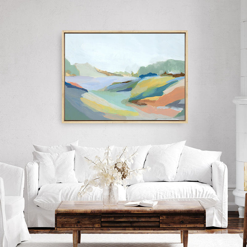 Shop Return to Nature I Canvas Print a painted abstract themed framed canvas wall art print from The Print Emporium artwork collection - Buy Australian made fine art painting style stretched canvas prints for the home and your interior decor space, TPE-PC-EZ687-CA-35X46-NF