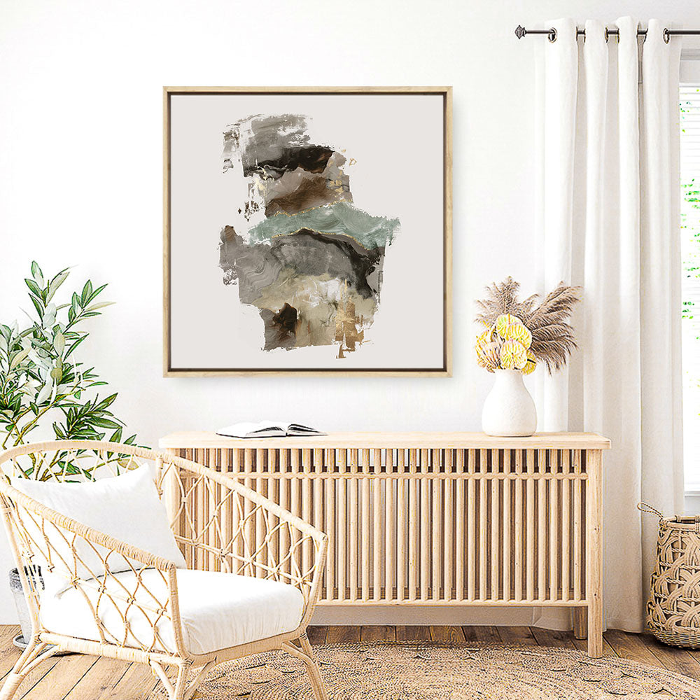 Shop Return to Spring (Square) Canvas Print a painted abstract themed framed canvas wall art print from The Print Emporium artwork collection - Buy Australian made fine art painting style stretched canvas prints for the home and your interior decor space, TPE-PC-PI404-CA-40X40-NF