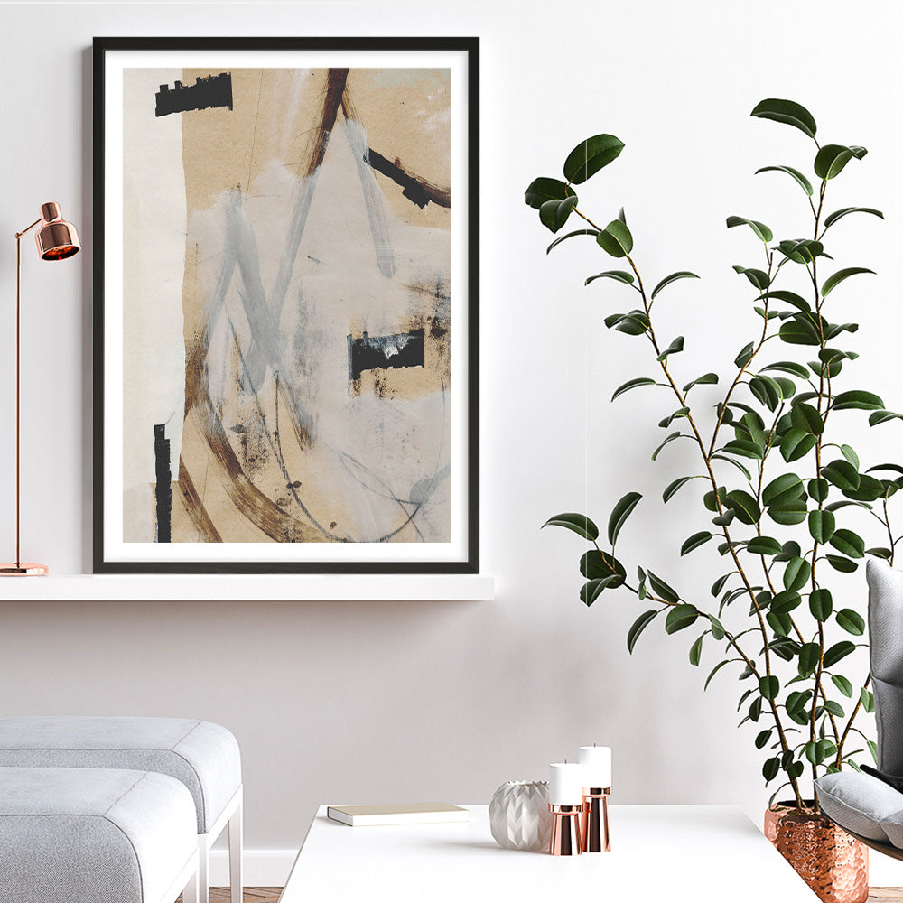 Shop Reunion Art Print a painted abstract themed wall art print from The Print Emporium wall artwork collection - Buy Australian made fine art painting style poster and framed prints for the home and your interior decor room, TPE-DH-360-AP