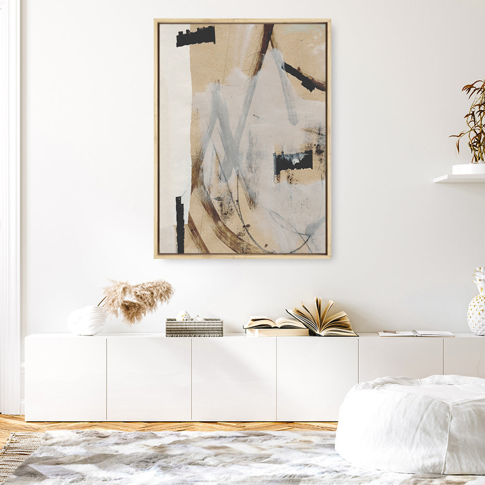 Shop Reunion Canvas Print a painted abstract themed framed canvas wall art print from The Print Emporium artwork collection - Buy Australian made fine art painting style stretched canvas prints for the home and your interior decor space, TPE-DH-360-CA-35X46-NF