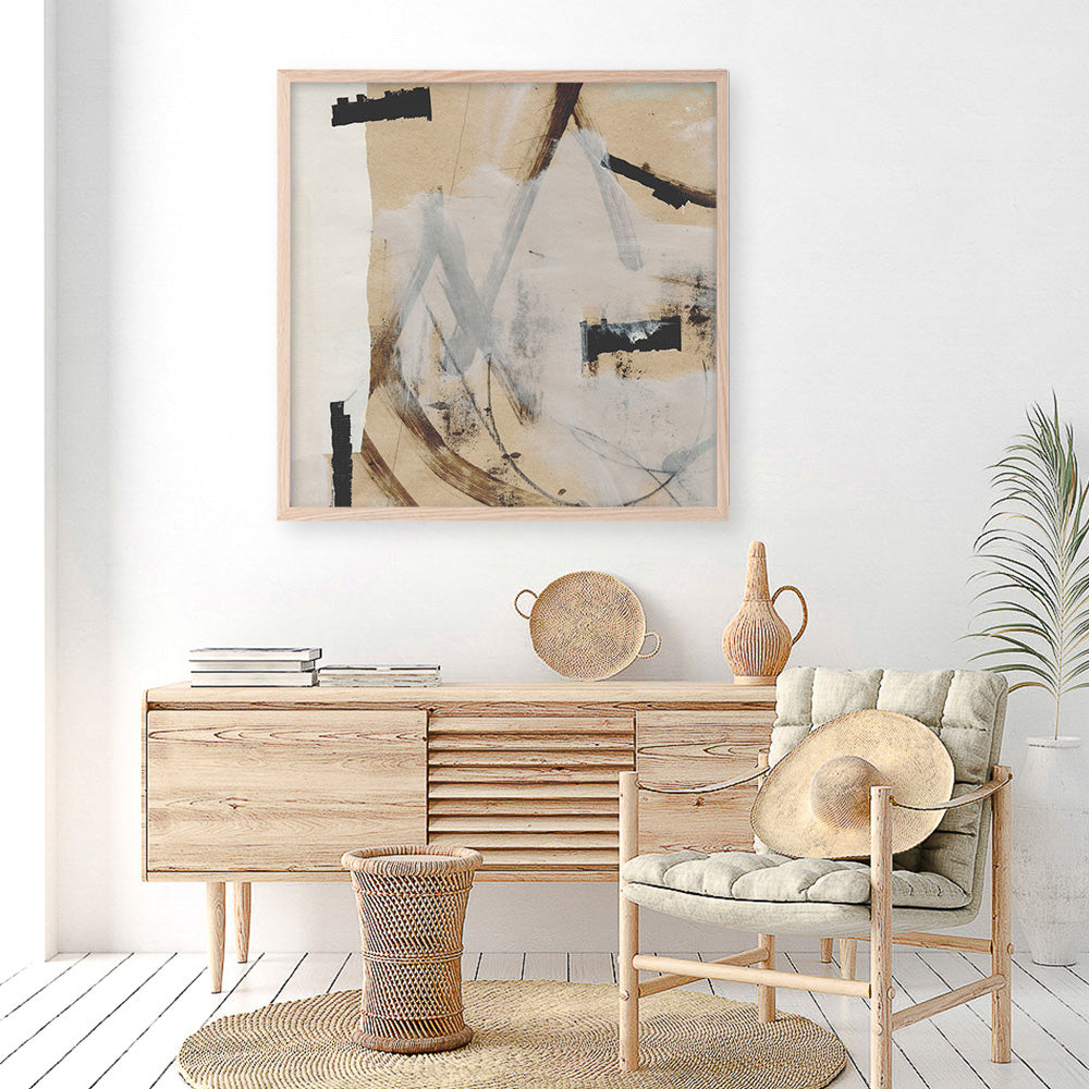 Shop Reunion (Square) Art Print a painted abstract themed wall art print from The Print Emporium wall artwork collection - Buy Australian made fine art painting style poster and framed prints for the home and your interior decor room, TPE-DH-172-AP