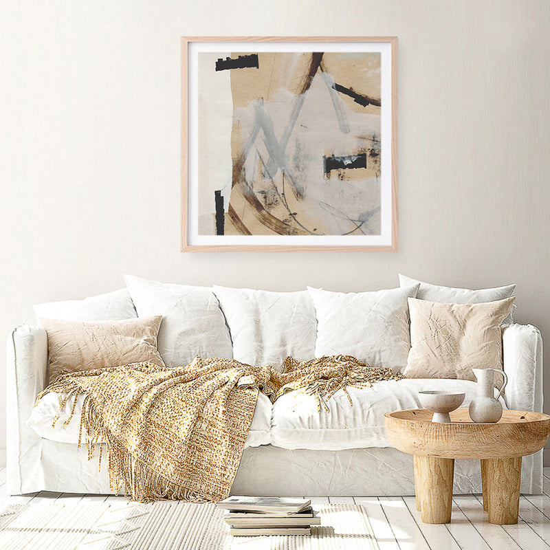 Shop Reunion (Square) Art Print a painted abstract themed wall art print from The Print Emporium wall artwork collection - Buy Australian made fine art painting style poster and framed prints for the home and your interior decor room, TPE-DH-172-AP