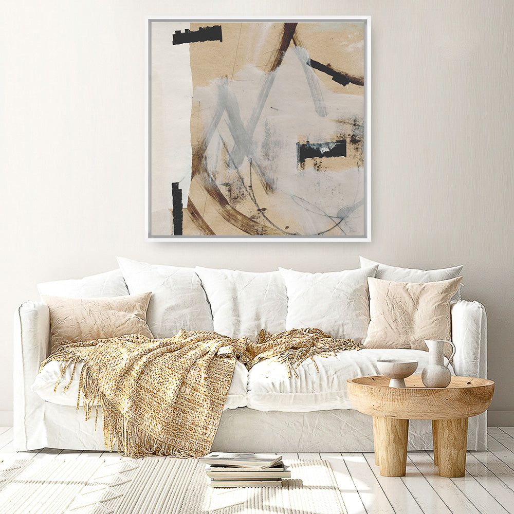 Shop Reunion (Square) Canvas Print a painted abstract themed framed canvas wall art print from The Print Emporium artwork collection - Buy Australian made fine art painting style stretched canvas prints for the home and your interior decor space, TPE-DH-172-CA-40X40-NF