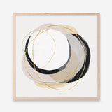 Shop Ring of Gold I (Square) Art Print a painted abstract themed wall art print from The Print Emporium wall artwork collection - Buy Australian made fine art painting style poster and framed prints for the home and your interior decor room, TPE-PC-PI429-AP