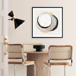 Shop Ring of Gold I (Square) Art Print a painted abstract themed wall art print from The Print Emporium wall artwork collection - Buy Australian made fine art painting style poster and framed prints for the home and your interior decor room, TPE-PC-PI429-AP