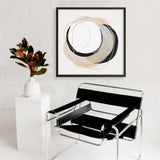 Shop Ring of Gold I (Square) Art Print a painted abstract themed wall art print from The Print Emporium wall artwork collection - Buy Australian made fine art painting style poster and framed prints for the home and your interior decor room, TPE-PC-PI429-AP