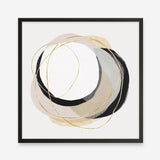 Shop Ring of Gold I (Square) Art Print a painted abstract themed wall art print from The Print Emporium wall artwork collection - Buy Australian made fine art painting style poster and framed prints for the home and your interior decor room, TPE-PC-PI429-AP