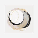 Shop Ring of Gold I (Square) Art Print a painted abstract themed wall art print from The Print Emporium wall artwork collection - Buy Australian made fine art painting style poster and framed prints for the home and your interior decor room, TPE-PC-PI429-AP