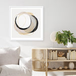 Shop Ring of Gold I (Square) Art Print a painted abstract themed wall art print from The Print Emporium wall artwork collection - Buy Australian made fine art painting style poster and framed prints for the home and your interior decor room, TPE-PC-PI429-AP