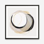 Shop Ring of Gold I (Square) Art Print a painted abstract themed wall art print from The Print Emporium wall artwork collection - Buy Australian made fine art painting style poster and framed prints for the home and your interior decor room, TPE-PC-PI429-AP