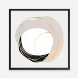 Shop Ring of Gold II (Square) Art Print a painted abstract themed wall art print from The Print Emporium wall artwork collection - Buy Australian made fine art painting style poster and framed prints for the home and your interior decor room, TPE-PC-PI430-AP