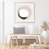 Shop Ring of Gold II (Square) Art Print a painted abstract themed wall art print from The Print Emporium wall artwork collection - Buy Australian made fine art painting style poster and framed prints for the home and your interior decor room, TPE-PC-PI430-AP