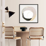 Shop Ring of Gold II (Square) Art Print a painted abstract themed wall art print from The Print Emporium wall artwork collection - Buy Australian made fine art painting style poster and framed prints for the home and your interior decor room, TPE-PC-PI430-AP