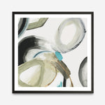 Shop Rings And Lines I (Square) Art Print a painted abstract themed wall art print from The Print Emporium wall artwork collection - Buy Australian made fine art painting style poster and framed prints for the home and your interior decor room, TPE-PC-PG627-AP