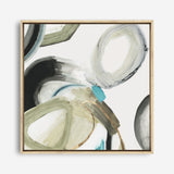 Shop Rings And Lines I (Square) Canvas Print a painted abstract themed framed canvas wall art print from The Print Emporium artwork collection - Buy Australian made fine art painting style stretched canvas prints for the home and your interior decor space, TPE-PC-PG627-CA-40X40-NF