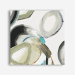 Shop Rings And Lines I (Square) Canvas Print a painted abstract themed framed canvas wall art print from The Print Emporium artwork collection - Buy Australian made fine art painting style stretched canvas prints for the home and your interior decor space, TPE-PC-PG627-CA-40X40-NF
