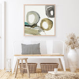 Shop Rings And Lines II (Square) Art Print a painted abstract themed wall art print from The Print Emporium wall artwork collection - Buy Australian made fine art painting style poster and framed prints for the home and your interior decor room, TPE-PC-PG628-AP